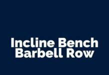 Incline Bench Barbell Row